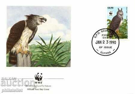 WWF Guyana 1990 - 4 Piece FDC Complete Series με τιμή 3.05 BGN | € 1.56