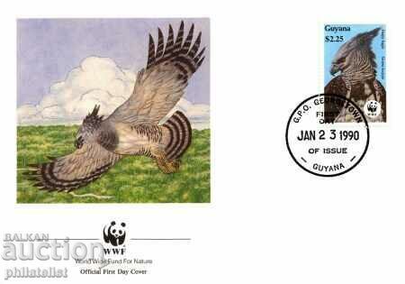 Παράδοση WWF Guyana 1990 - 4 Piece FDC Complete Series