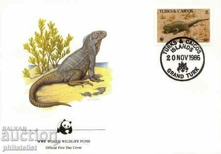 Turks and Caicos 1986 - 4 issue FDC Complete Series - WWF with price 3.05 BGN | € 1.56 Turks and Caicos 1986 - 4 issue FDC Complete Series - WWF with price 3.05 BGN | € 1.56