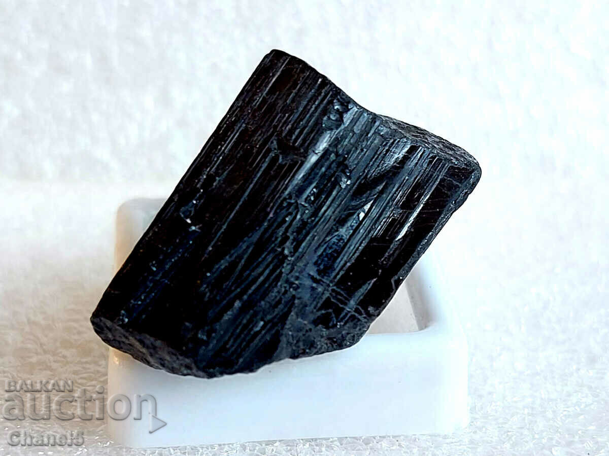 NATURAL BLACK TOURMALINE, SHERLL - NIGERIA - 95.65 carats(321) - 5 NATURAL BLACK TOURMALINE, SHERLL - NIGERIA - 95.65 carats(321) - 5