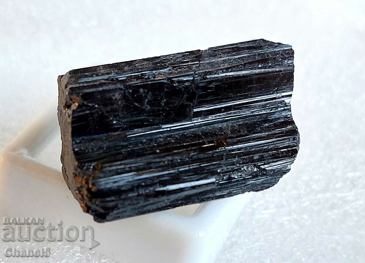 NATURAL BLACK TOURMALINE, SHERLL - NIGERIA - 79.50 carats(322) with price 28.00 BGN | € 14.32
