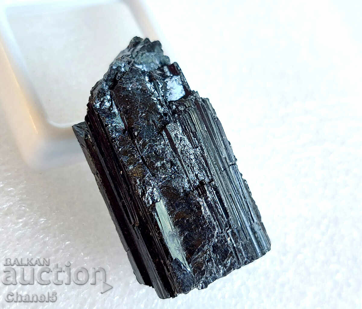 NATURAL BLACK TOURMALINE, SHERLL - NIGERIA - 92.90 carats(323) with price 29.90 BGN | € 15.29 NATURAL BLACK TOURMALINE, SHERLL - NIGERIA - 92.90 carats(323) with price 29.90 BGN | € 15.29