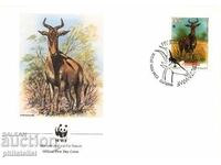 Mozambique 1991 - 4 pieces FDC Complete series - WWF
