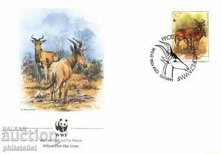 Mozambique 1991 - 4 pieces FDC Complete series - WWF with price 3.05 BGN | € 1.56 Mozambique 1991 - 4 pieces FDC Complete series - WWF with price 3.05 BGN | € 1.56