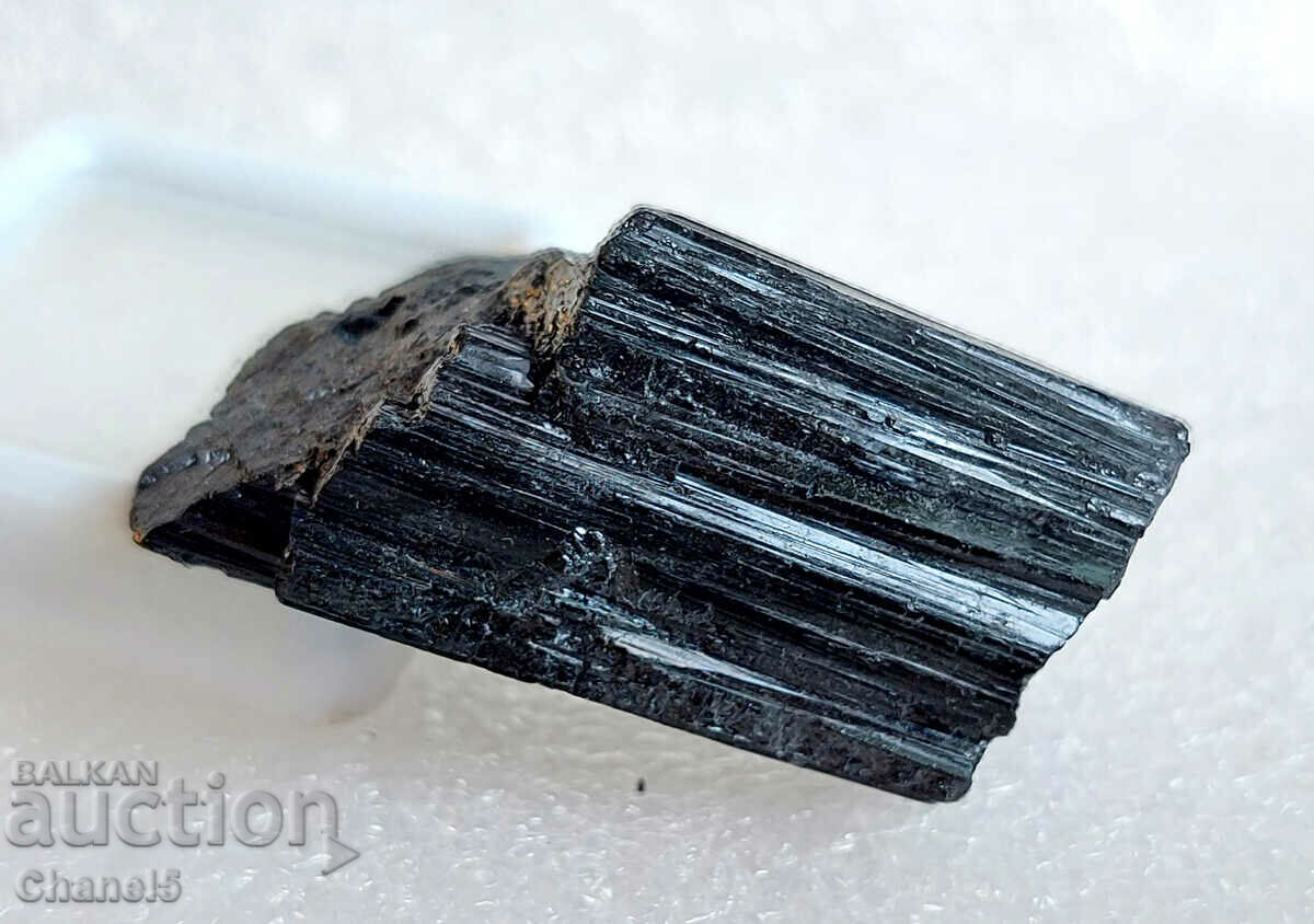 NATURAL BLACK TOURMALINE, SHERLL - NIGERIA - 95.69 carats(324) - 5 NATURAL BLACK TOURMALINE, SHERLL - NIGERIA - 95.69 carats(324) - 5