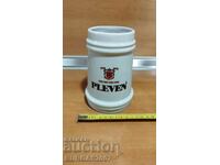 Old porcelain beer mug "Pleven"