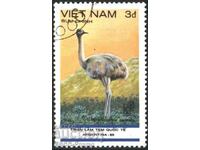 Timbr ștampilat Fauna Bird 1985 din Vietnam
