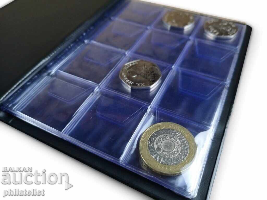 SCHULZ - pocket binder for 96 coins up to 30 mm. - black SCHULZ - pocket binder for 96 coins up to 30 mm. - black