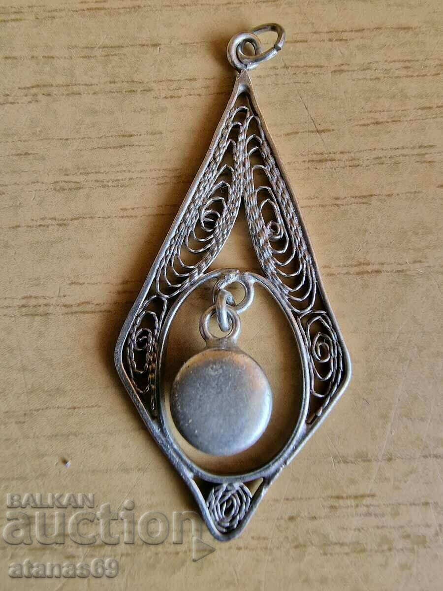 Silver pendant with turquoise - 3.61 g. with price € 14.99 | 29.32 BGN