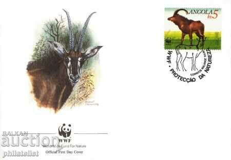 Angola 1990 - 4 pieces FDC Complete series - WWF with price 3.00 BGN | € 1.53 Angola 1990 - 4 pieces FDC Complete series - WWF with price 3.00 BGN | € 1.53