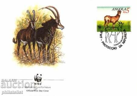 Angola 1990 - 4 pieces FDC Complete series - WWF