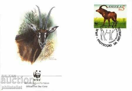 Angola 1990 - 4 pieces FDC Complete series - WWF with price 3.05 BGN | € 1.56 Angola 1990 - 4 pieces FDC Complete series - WWF with price 3.05 BGN | € 1.56