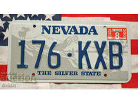 Американски регистрационен номер Табела NEVADA