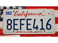 Американски регистрационен номер Табела CALIFORNIA