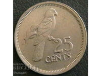 25 centi 1982, Seychelles
