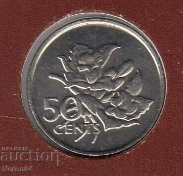 50 cents 1977, Seychelles