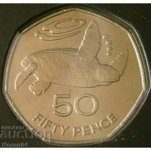 50 pence 1984, Saint Helena and Ascension