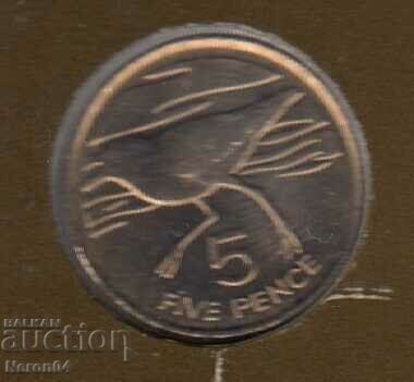 5 pence 1985, Saint Helena and Ascension