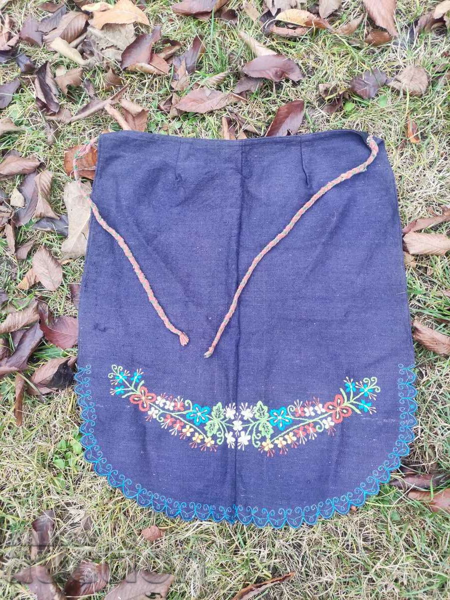 Apron with flower embroidery with price 40.00 BGN | € 20.45 Apron with flower embroidery with price 40.00 BGN | € 20.45