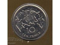 10 pence 1984, Saint Helena and Ascension