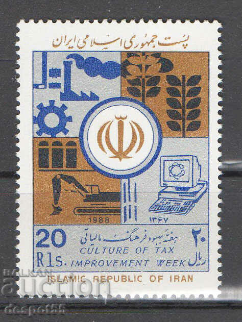 1988. Iran. Săptămâna îmbunătățirii culturii fiscale.