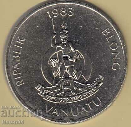 50th of June 1983, Vanuatu with price 19.99 BGN | € 10.22