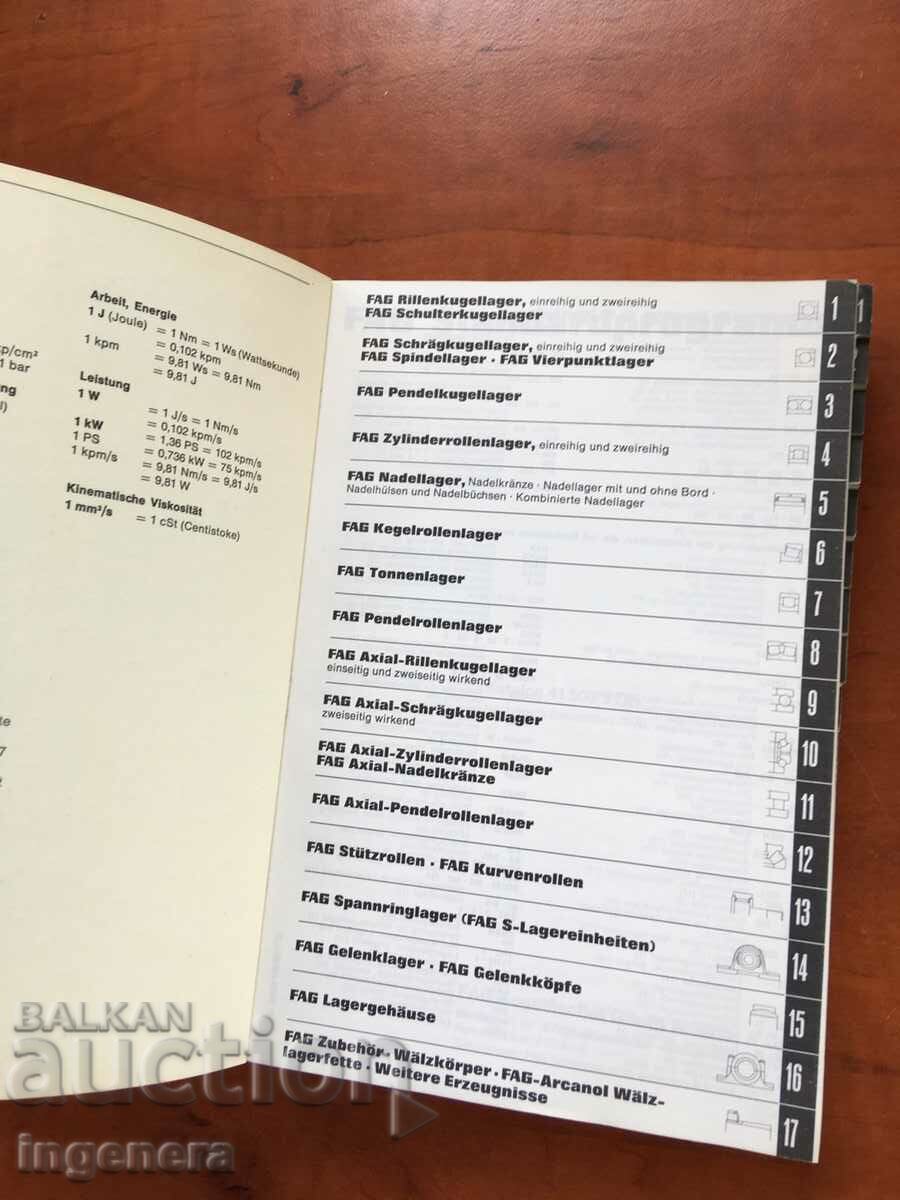 Auction BOOK-CATALOG FOR BEARINGS FAG 41500/2DB-1978-SCHWEINBURG Auction BOOK-CATALOG FOR BEARINGS FAG 41500/2DB-1978-SCHWEINBURG