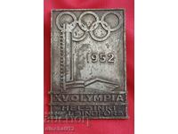 Olympic sign. Helsinki Olympics 1952