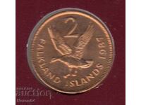 2 pence 1987, Falkland Islands