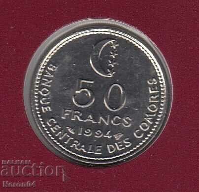 50 francs 1994, Comoros