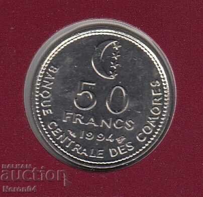 50 франка 1994, Коморски острови