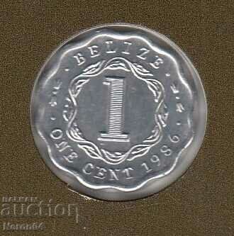 1 cent 1986, Belize