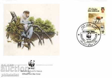 Delivery of Brunei Darussalam 1991 - 4 pieces FDC Complete Series - WWF