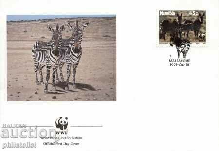 Namibia 1991 - 4 pieces FDC Complete Series - WWF with price 3.10 BGN | € 1.59 Namibia 1991 - 4 pieces FDC Complete Series - WWF with price 3.10 BGN | € 1.59