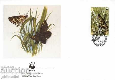 Jersey 1989 - 4 pieces FDC Complete series - WWF with price 3.05 BGN | € 1.56 Jersey 1989 - 4 pieces FDC Complete series - WWF with price 3.05 BGN | € 1.56