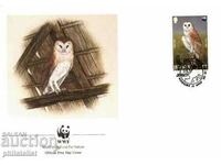 Jersey 1989 - 4 τεμάχια FDC Complete series - WWF
