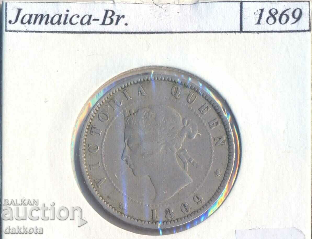 Jamaica 1/2 penny 1869 with price 50.00 BGN | € 25.56