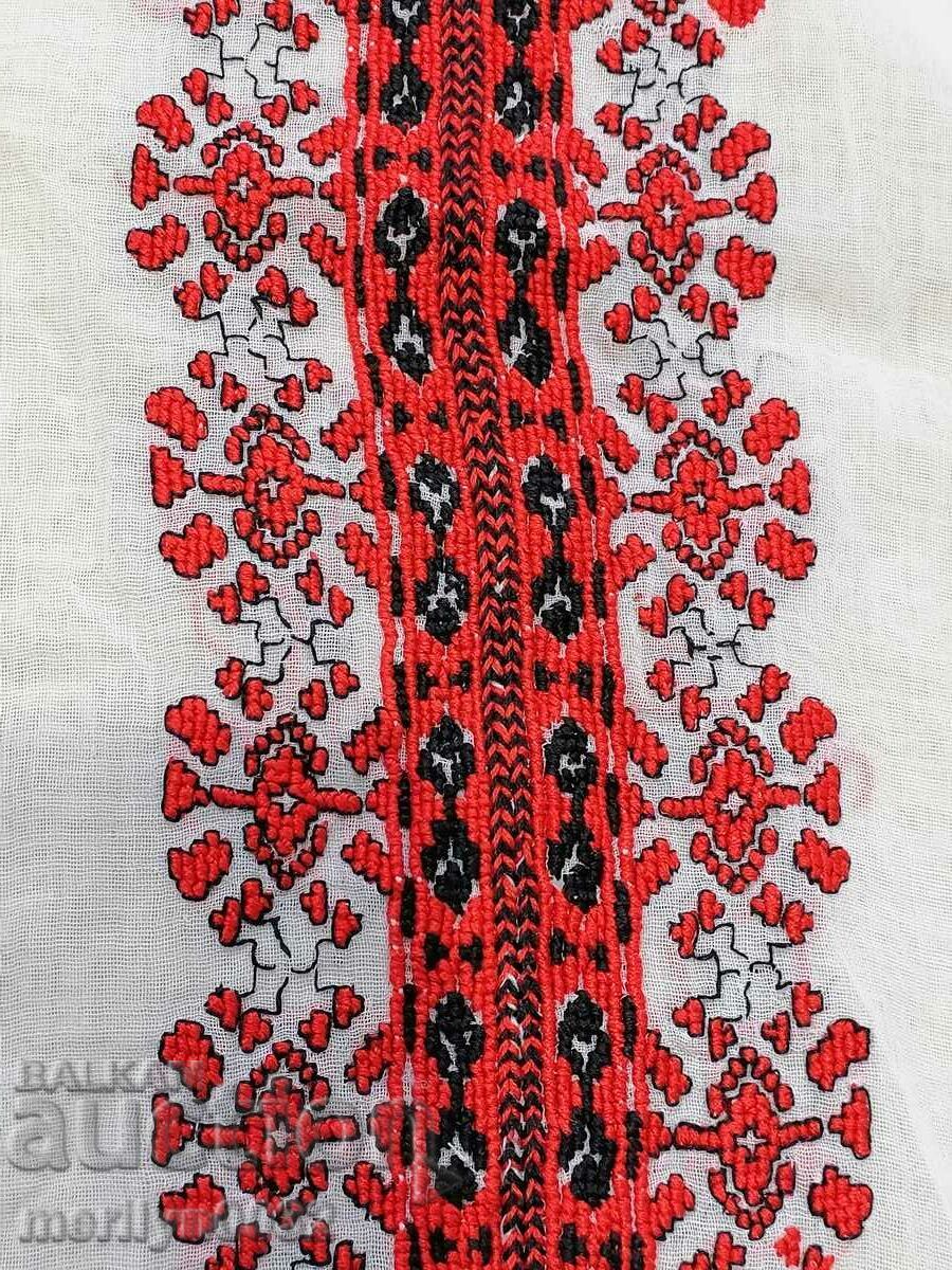 Old shirt with Bulgarian embroidery silk kenar costume with price 114.00 BGN | € 58.29