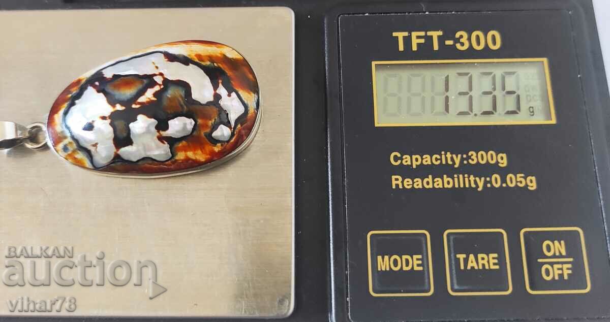 Delivery of MASSIVE SILVER PENDANT-PEARL Delivery of MASSIVE SILVER PENDANT-PEARL