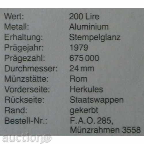 Auction 200 pounds 1979 FAO, San Marino Auction 200 pounds 1979 FAO, San Marino
