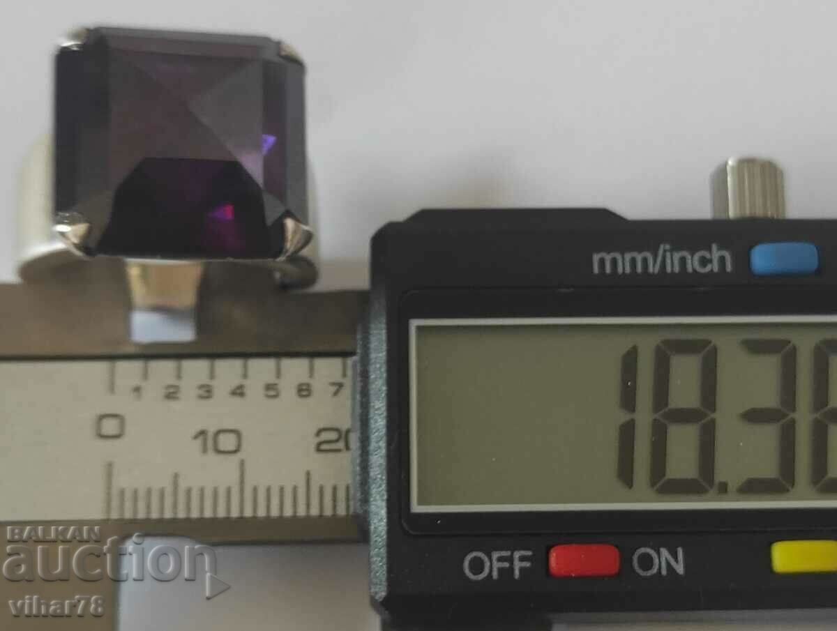 Delivery of MARKOV SOLID SILVER RING WITH AMETHYST Delivery of MARKOV SOLID SILVER RING WITH AMETHYST