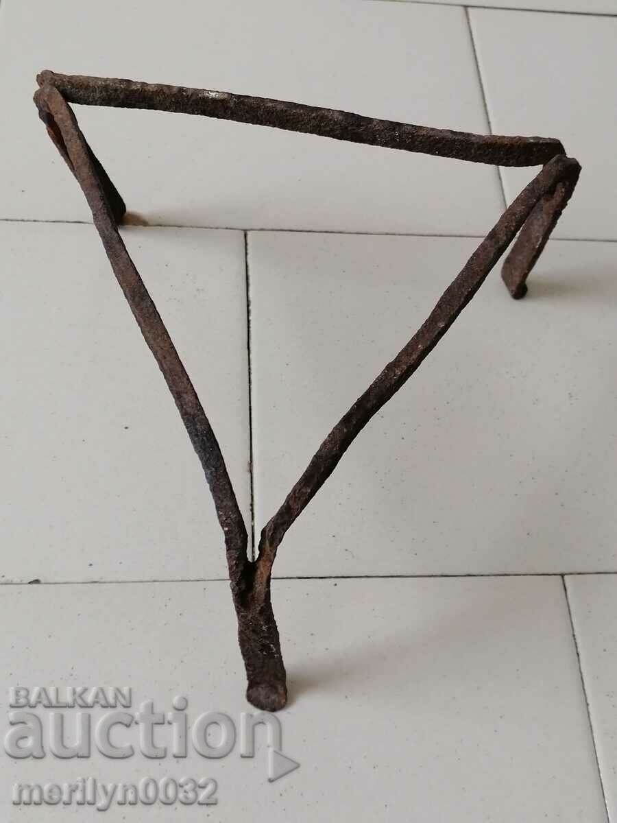 Auction An old forged sage, fireplace, grill, wrought iron wrought iron Auction An old forged sage, fireplace, grill, wrought iron wrought iron