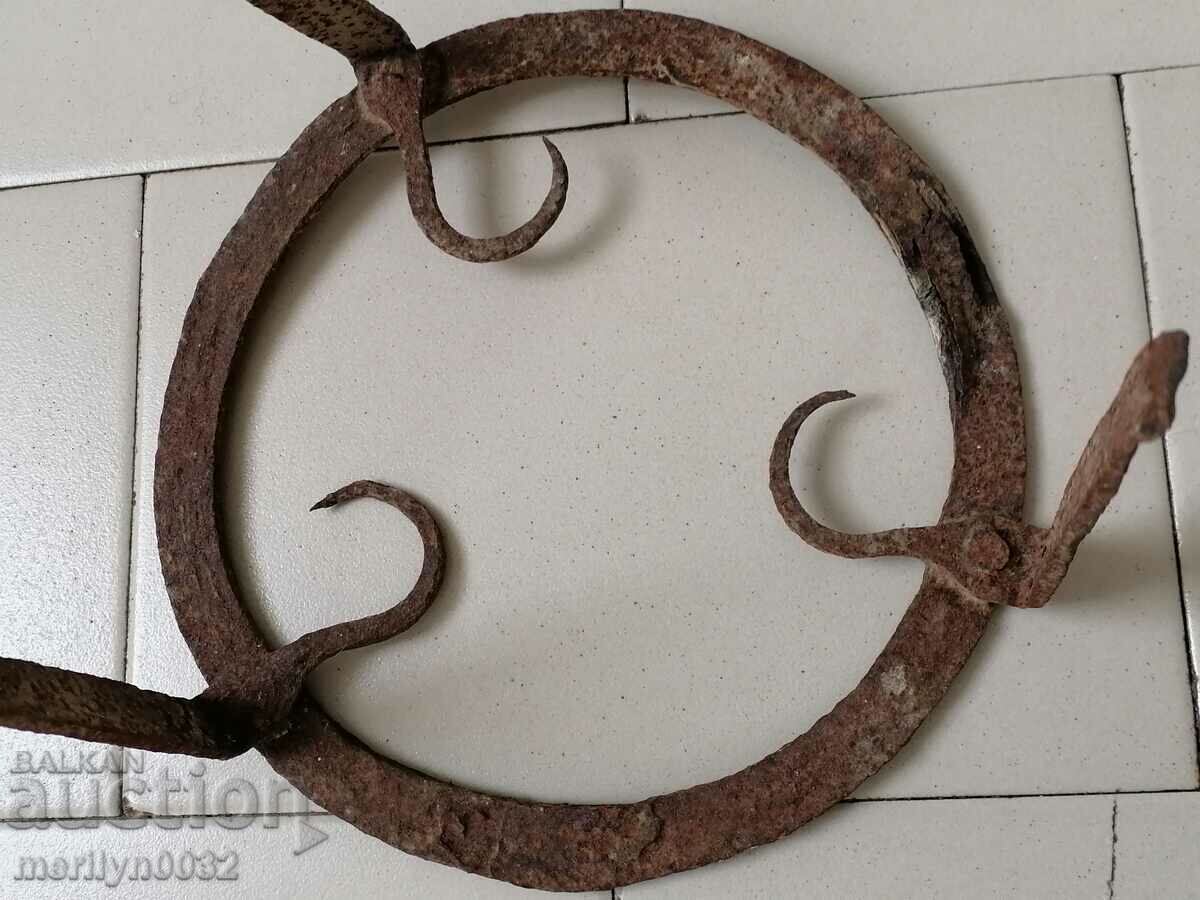 Antique wrought iron stove, hearth, grill, wrought iron fire pit with price 49.00 BGN | € 25.05 Antique wrought iron stove, hearth, grill, wrought iron fire pit with price 49.00 BGN | € 25.05