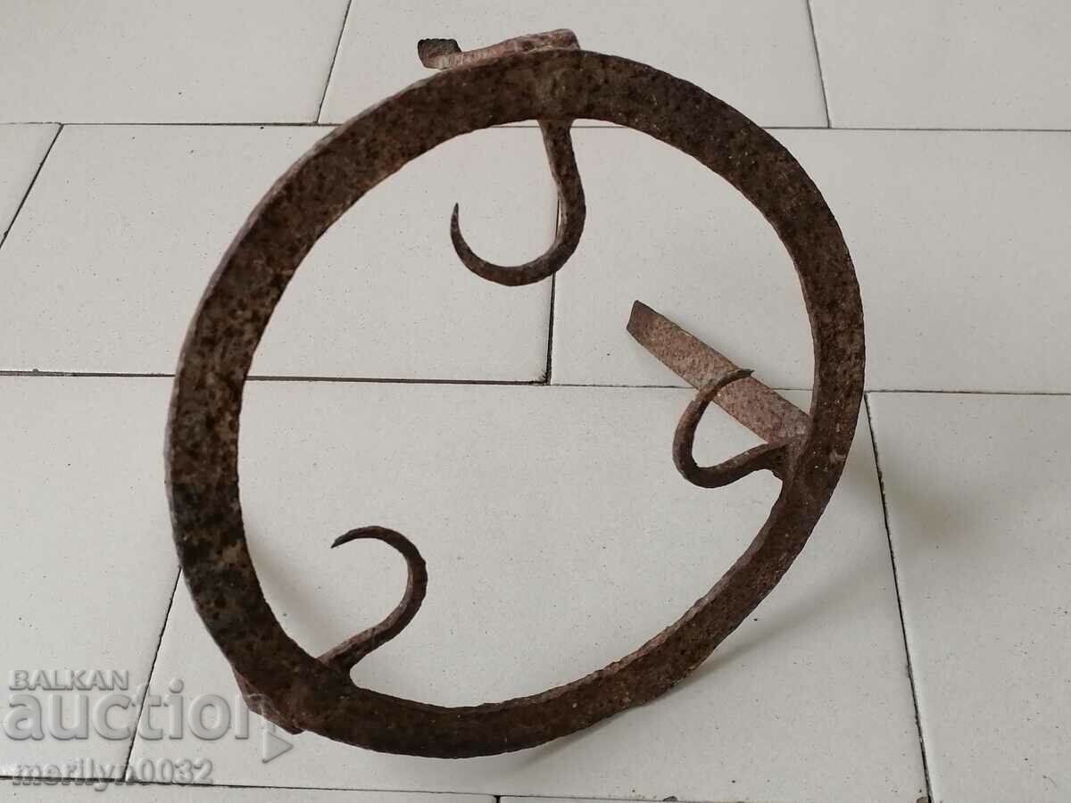 Antique wrought iron stove, hearth, grill, wrought iron fire pit - 6 Antique wrought iron stove, hearth, grill, wrought iron fire pit - 6