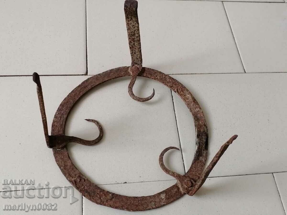 Antique wrought iron stove, hearth, grill, wrought iron fire pit - 7 Antique wrought iron stove, hearth, grill, wrought iron fire pit - 7