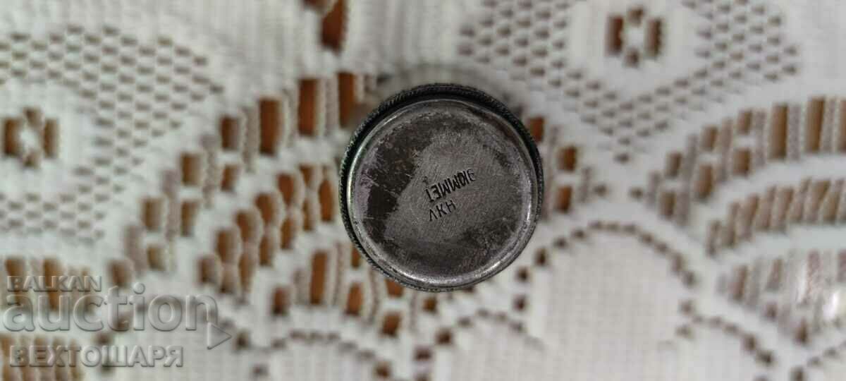 Antique Silver Plated Russian Service for Vodka - Liqueur - Melchior - 6 Antique Silver Plated Russian Service for Vodka - Liqueur - Melchior - 6