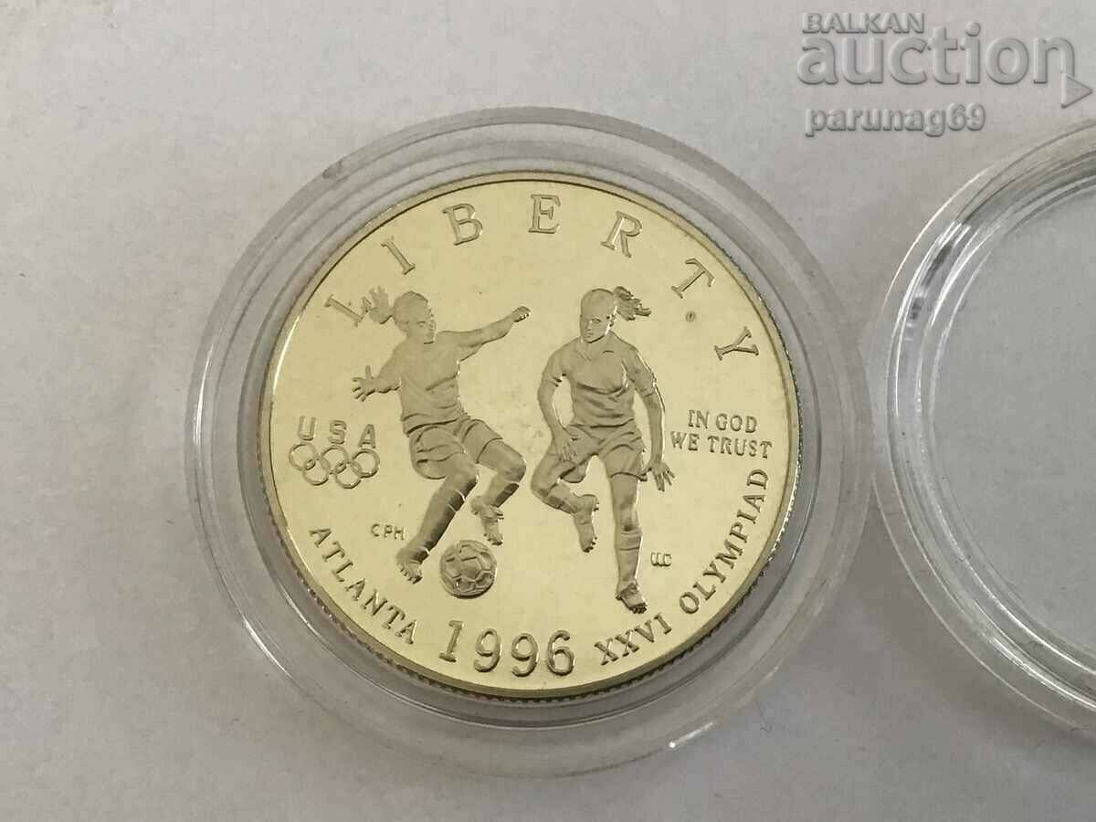 1/2 Δολάριο ΗΠΑ 1996 Όλυμπος. παιχνίδια Ατλάντα 1996 - Ποδόσφαιρο