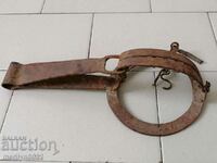 Hand forged wrought iron trap