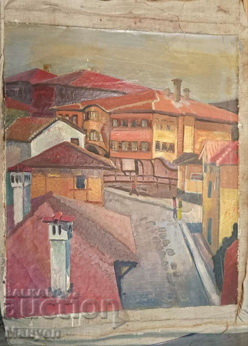 I am selling oil "The Old City, Plovdiv" of Emilia Genova with price 89.90 BGN | € 45.97 I am selling oil "The Old City, Plovdiv" of Emilia Genova with price 89.90 BGN | € 45.97