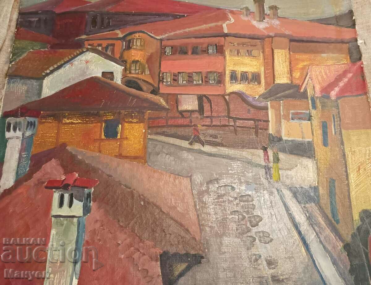 Delivery of I am selling oil "The Old City, Plovdiv" of Emilia Genova Delivery of I am selling oil "The Old City, Plovdiv" of Emilia Genova